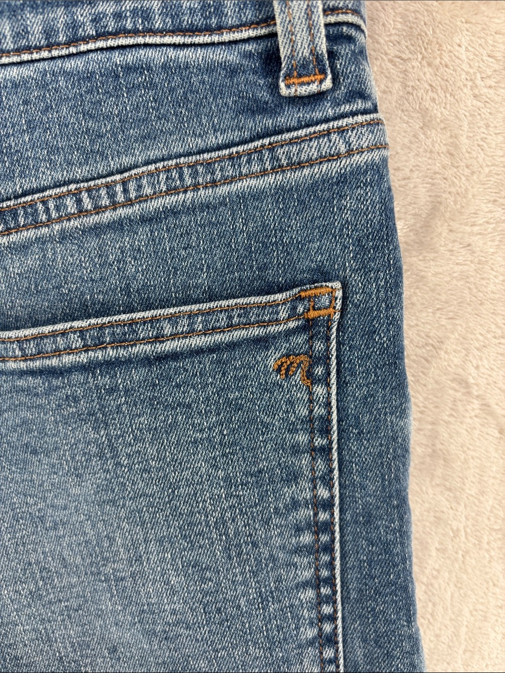 Madewell Flared Wide Leg Frayed Hem Jeans Size 30 - Picture 9 of 11